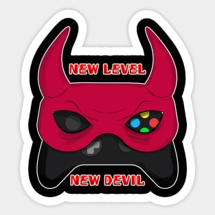 New Level, New Devil Sticker